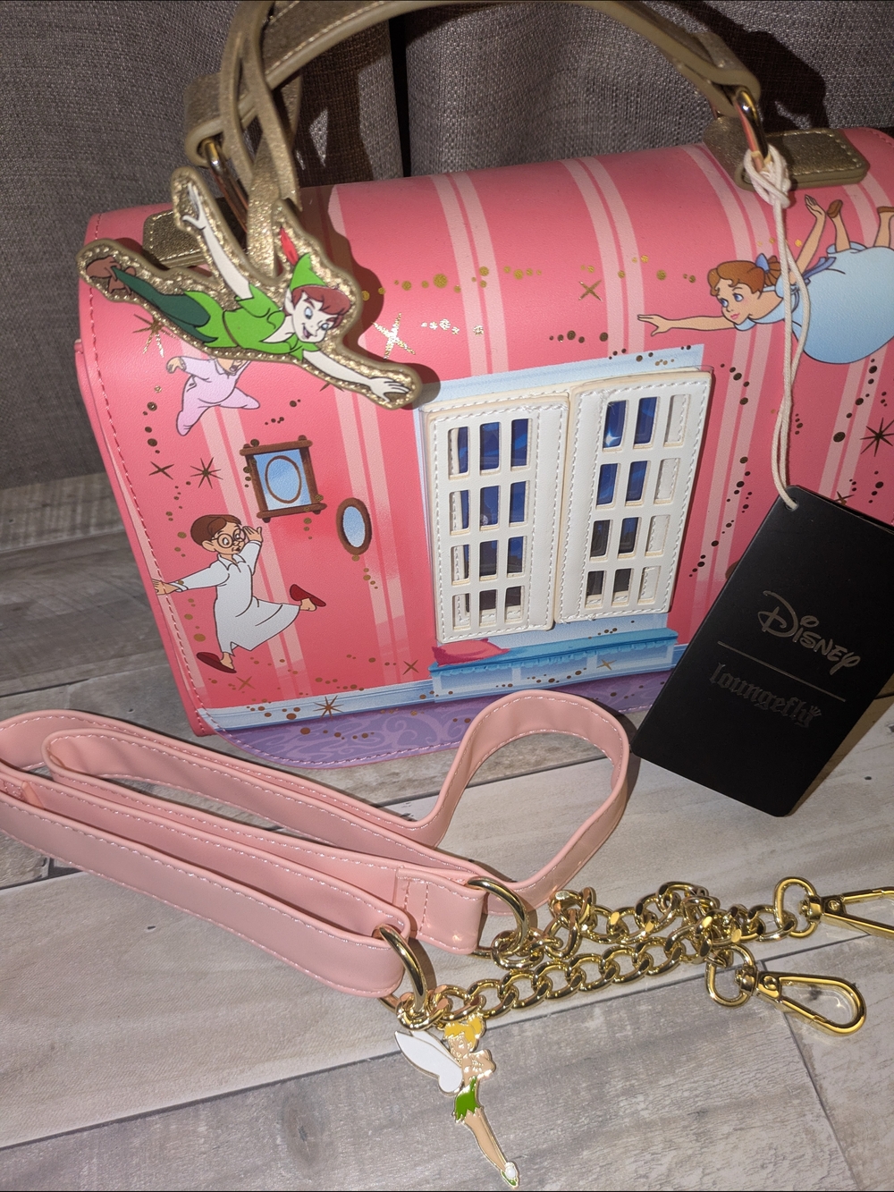 Loungefly Disney Peter Pan You Can Fly 70th Anniversary Bag - Picture 5 of 12